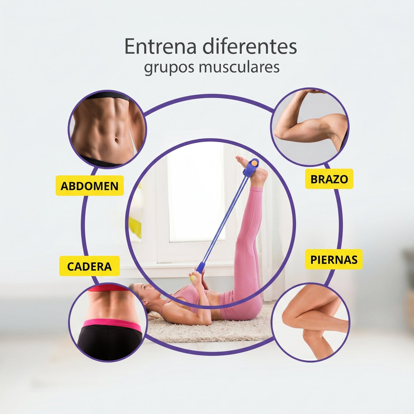 UrbanFlex Cuerda de tension abdominal con abductor