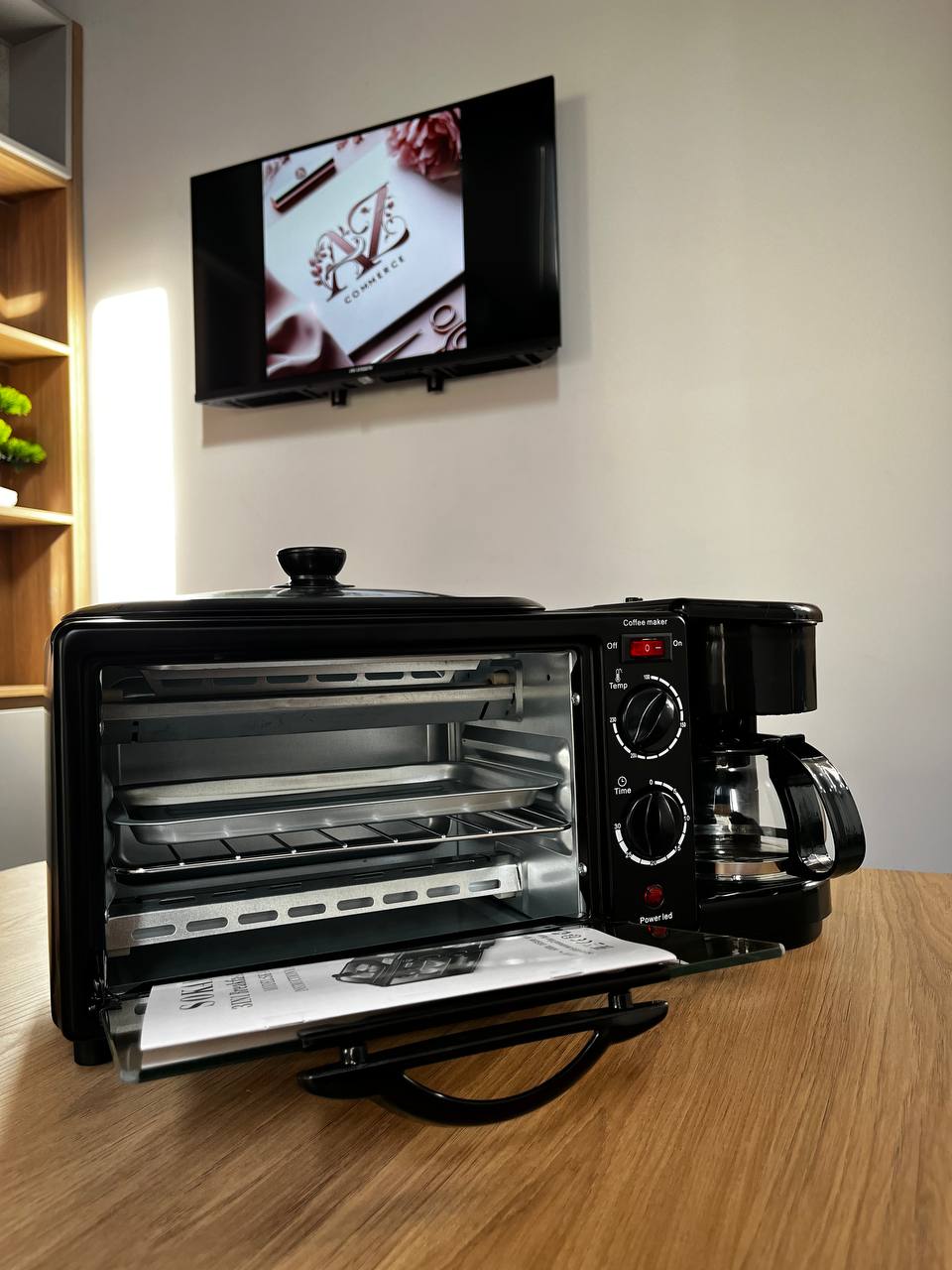 HORNO 3 EN 1 + LIBRO DE RECETAS GRATIS 📖🔥