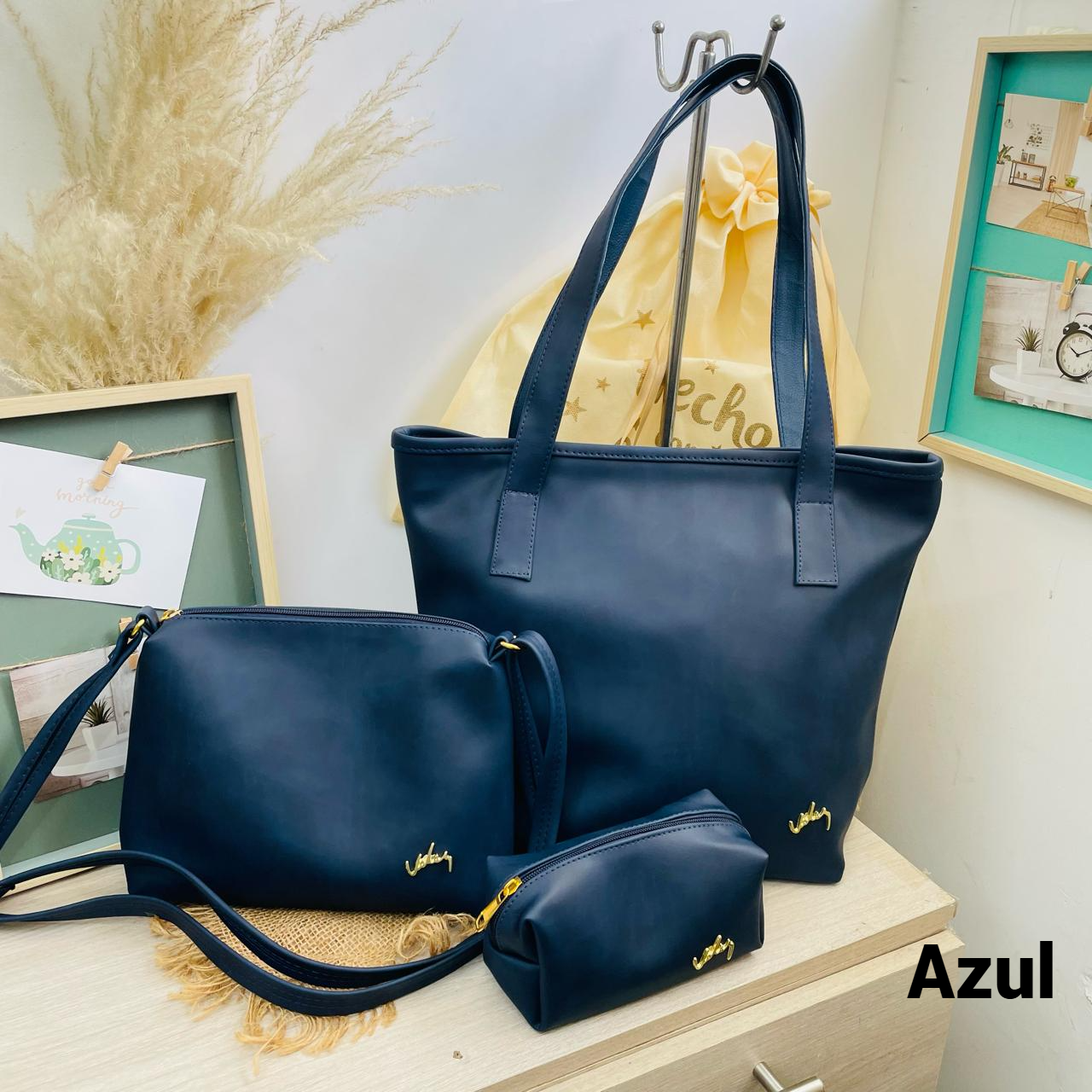Combo Vélez Trío Dakota + Cartera Premium de Regalo
