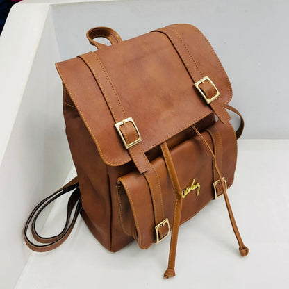 Mochila Vélez de Cuero Genuino