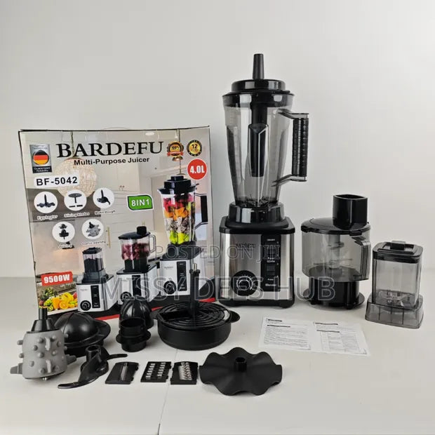 Bardefu 8 en 1 – Potencia Extrema 9.500W⚡ Recibe un libro de recetas GRATIS