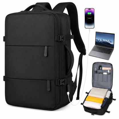Bolso mochila de Viaje con Puerto USB Y Espacio Para Zapatos