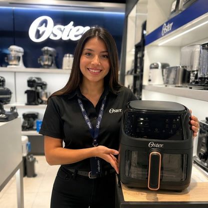 🔥 Promoción Mundialista: Air Fryer Oster + Libro de Recetas GRATIS