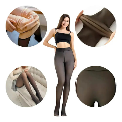 ❄️ Pantimedia Térmica Afelpada: Elegancia y Calor en un Solo Producto