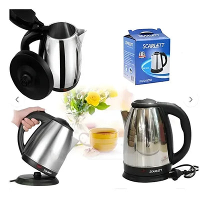 Hervidor Eléctrico Scarlett 2L + ¡Libro de Recetas GRATIS!
