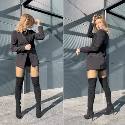 ❄️ Pantimedia Térmica Afelpada: Elegancia y Calor en un Solo Producto