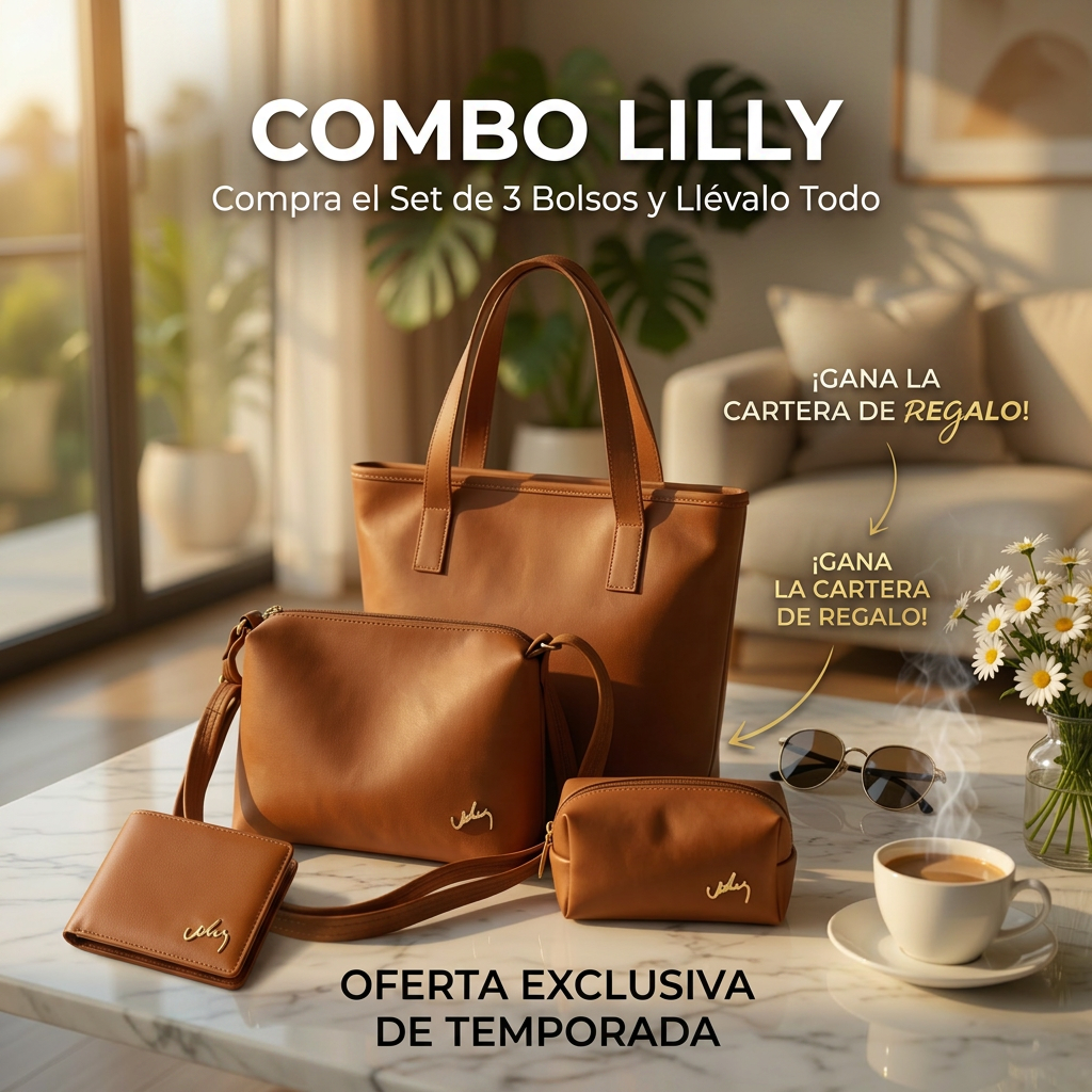 Combo Vélez Trío Dakota + Cartera Premium de Regalo